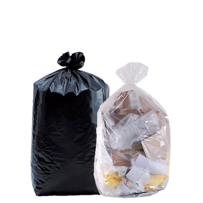 Tikitea, votre partenaire hygiène en Polynésie Française - Nos produits -  MANIPULATION ET EMBALLAGE ALIMENTAIRE - - - 10 sacs poubelle basse densité  150 litres