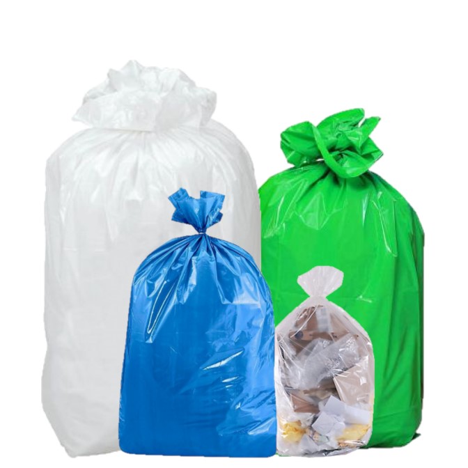 10 sacs poubelle haute densité 150 litres