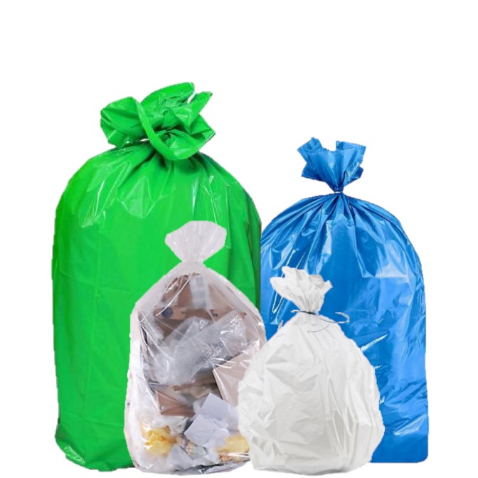 Tikitea, votre partenaire hygiène en Polynésie Française - Nos produits -  MANIPULATION ET EMBALLAGE ALIMENTAIRE - - - 20 sacs poubelle basse densité 100  litres
