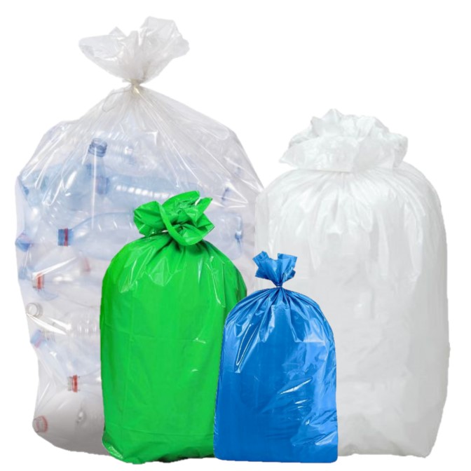 Tikitea, votre partenaire hygiène en Polynésie Française - Nos produits -  USTENSILES DE NETTOYAGE - Poubelles et sacs - Sac poubelle à lien haute  densité - 25 sacs poubelle haute densité 30 litres