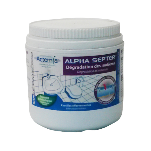 12 tablettes pour l'entretien des fosses septique