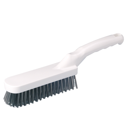 Brosse 31cm fibres  inox à manche 