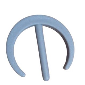 Clip gris pour manche  à trou TAMPEL