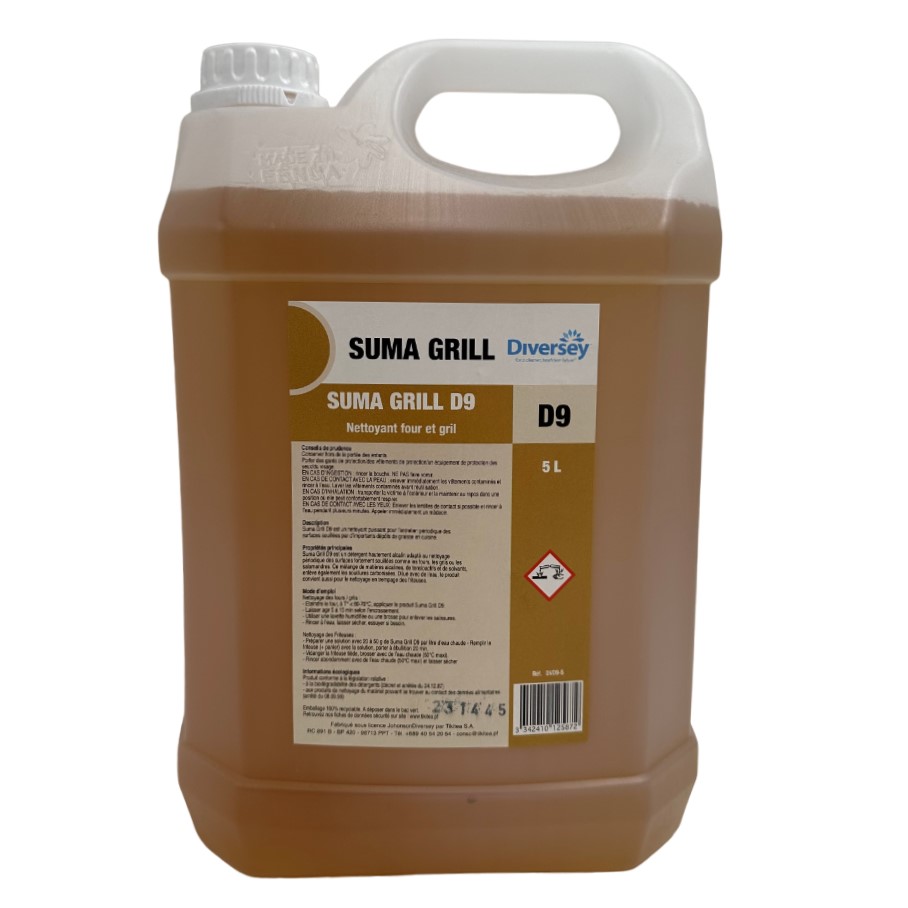 Décapant four gril liquide 5L Suma D9