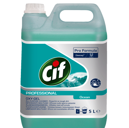 Detergent multi-usages  CIF Pro OXYGEL Océan - 5L