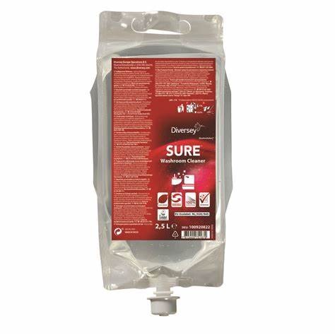 Détergent SURE WASHROOM CLEANER & DESCALER 2.5l