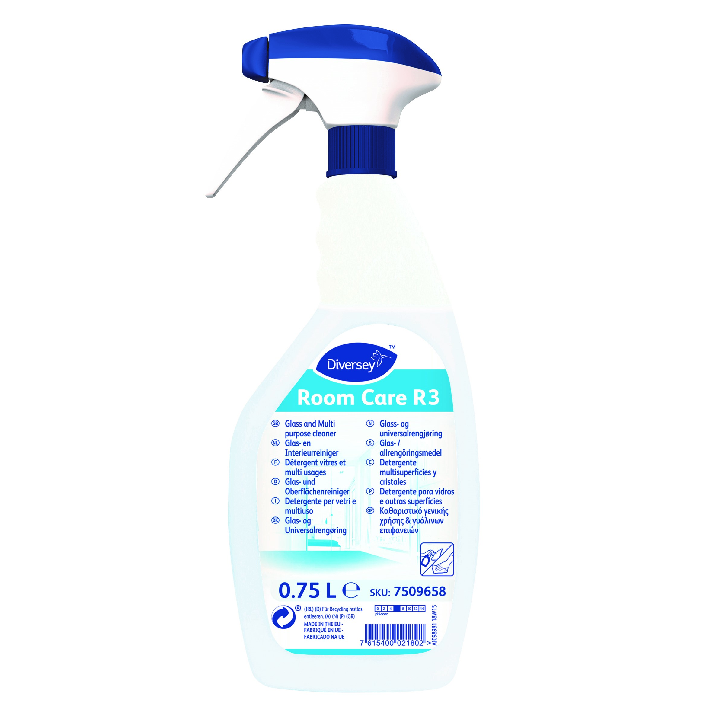 Tikitea, votre partenaire hygiène en Polynésie Française - Nos produits -  DETERGENCE - Hygiène Générale - - - Nettoyant vitre anti-traces - 750ml