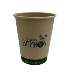  GOBELETS EN BAMBOU 25cl