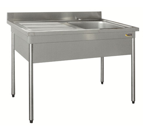 Plonge avec cache cuve