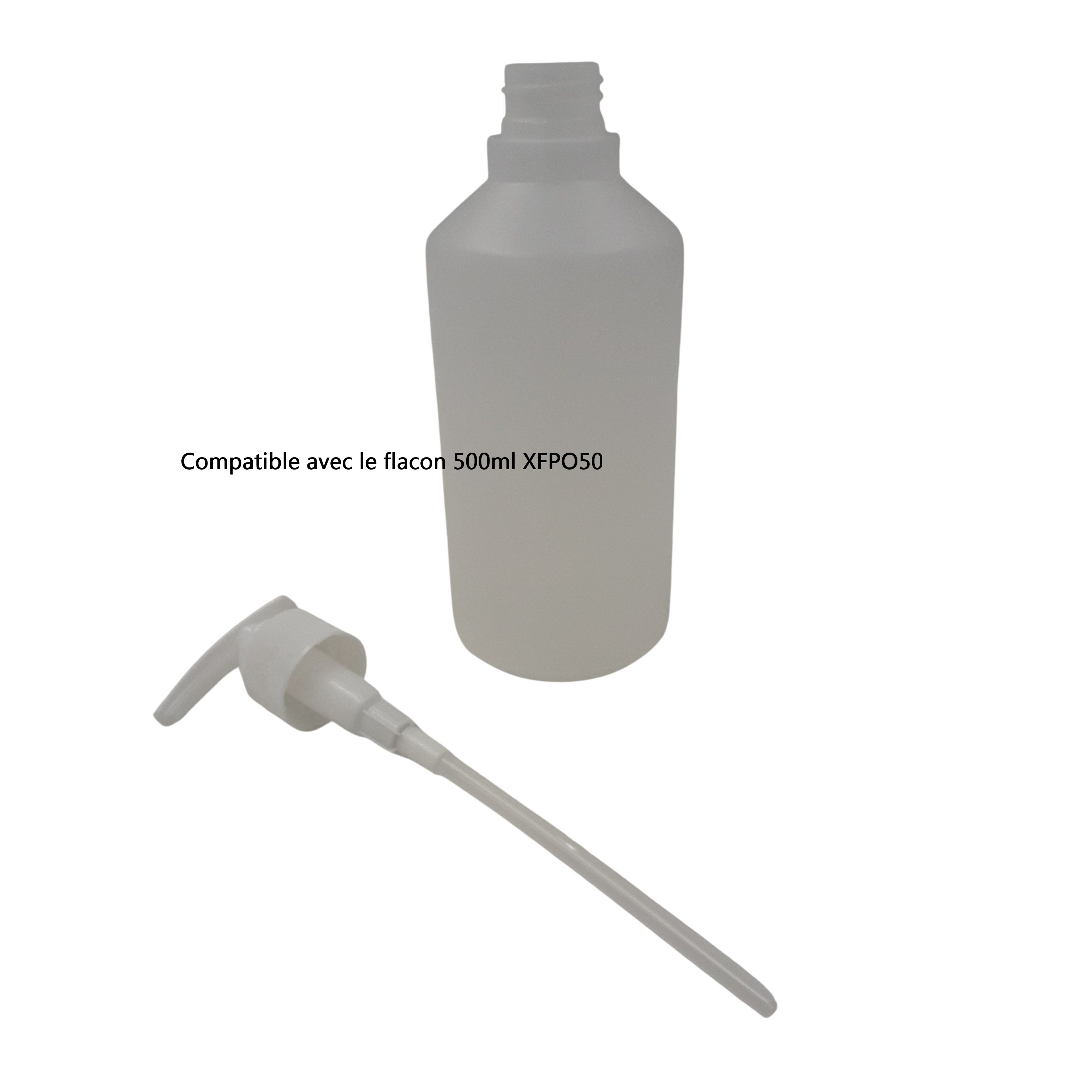 Pompe doseuse 2ml col 28/410 pour flacon 500ml