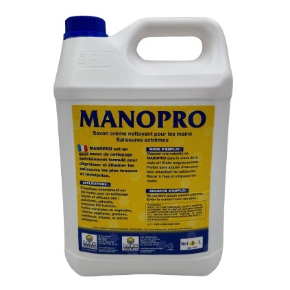 Savon crème nettoyant pour les mains Manopro