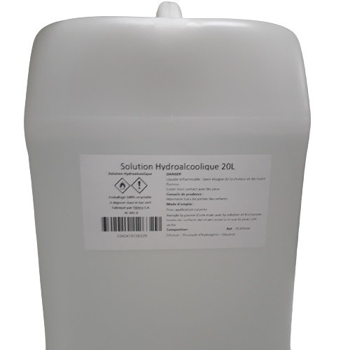 Solution hydroalcoolique 20 L Pro-Line (formule OMS)