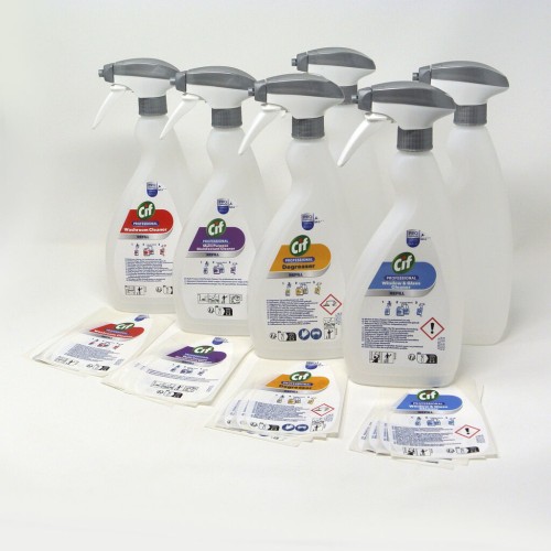 Kit de 6 flacons vides 750ml Cif Professionnel concentré
