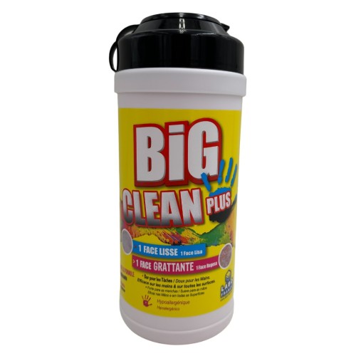 80 lingettes de nettoyage Big Clean Plus