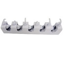 Support accroche 5 manches à balai et 6 crochets