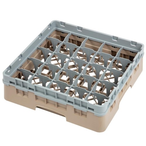 Casier plastique pour 25 verres 500x500mm