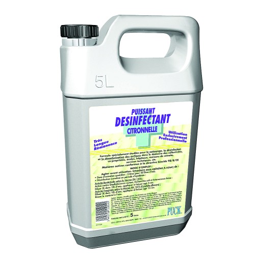 Désinfectant désodorisant citronnelle 5L