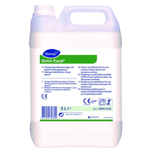 Detergent désinfectant Oxivir Excel CE 5L