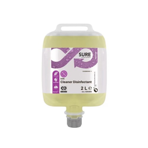 Détergent  SURE CLEANER DESINFECTANT 2L Divermite