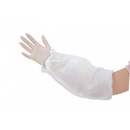 100 manchettes en polyethylène blanches