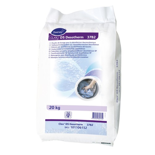 Lessive linge désinfectante sans phosphate 20kg