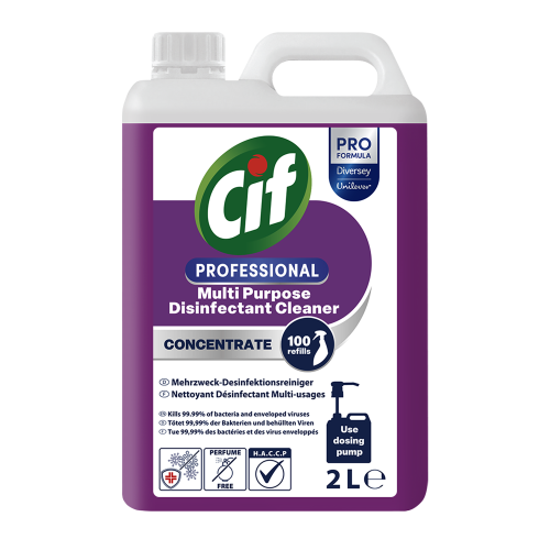 Nettoyant désinfectant multi-usages Cif Professionnel concentré 2L