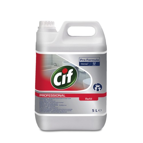 Nettoyant sanitaire 2 en 1 Cif Professionnel 5L