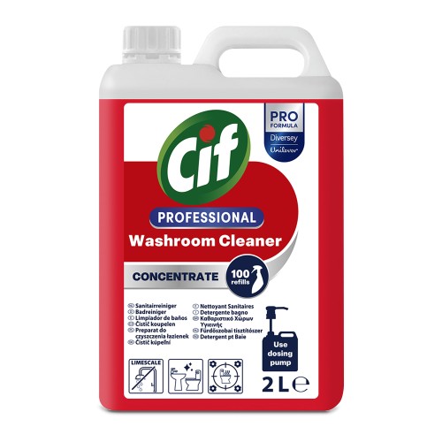 Nettoyant sanitaires Cif Professionnel concentré 2L