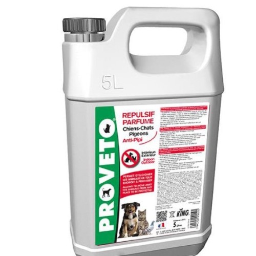 Repulsif parfumé pigeons, chiens et chats - 5L