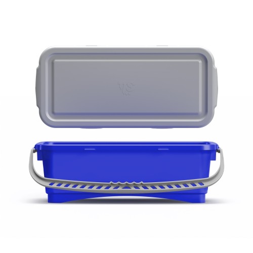 Seau hermétique avec couvercle et anse 10L