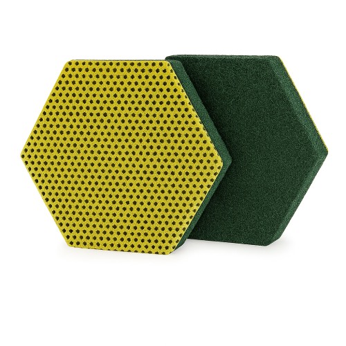 Tampon à récurer 2 en 1